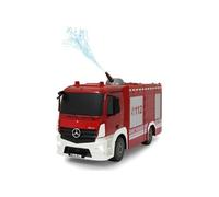 Jamara Camion pompier RC Mercedes‑Benz Antos Moteur électrique 1:26 Spray Rouge