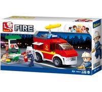 Camion Pompier Station Essence A Construire Sluban Fire M38-B0623