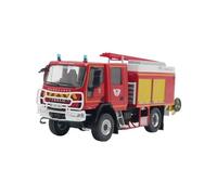 Camion Pompiers Iveco 180 E28 en Alliage Échelle 1:43 Modèle Voiture pour Adulte Décoration Bureau Scène Table Sable Collection nostalgique