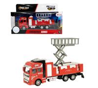 Camion Pompiers Panier Extensible Modèle en Métal Metal World Échelle 1:43