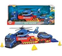 Camion Porteur 40cm + Hélicoptere + Véhicule de Gendarmerie - Dickie