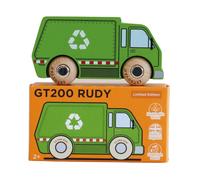 Camion poubelle en bois rudy