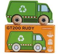 Camion poubelle en bois Rudy Vert