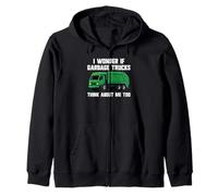 Camion Poubelle I Wonder If Think About Me Sweat à Capuche