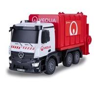 Camion poubelle Mercedes Antos télécommandé Rouge G