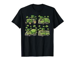 Camion Poubelle St Patrick Vert T-Shirt