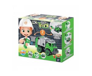 Camion Poubelles RC Buki - Jouet radiocommandé pour enfant dès 3 ans
