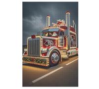 Camion Puzzle Adulte 1000 Pièces Artisanat Cadeau Famille Puzzles Classique 3D Puzzle Jouet en Bois Cadeau Unique Décoration Intérieure （78×53cm）