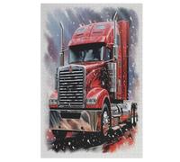 Camion Puzzles Adulte 1000 Pieces Cadeau Famille Puzzle Classique 3D EnfantsJouet en Bois Cadeau Unique 78×53cm