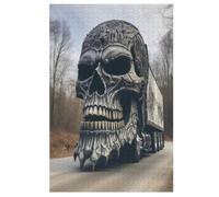 Camion Puzzles Adulte 1000 Pieces Cadeau Famille Puzzle Classique 3D EnfantsJouet en Bois Cadeau Unique （78×53cm）