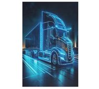 Camion Puzzles Adulte 1000 Pieces Cadeau Famille Puzzle Classique 3D EnfFourmisJouet en Bois Cadeau Unique 78×53cm