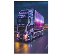 Camion Puzzles Adulte 1000 Pieces Cadeau Famille Puzzle Classique 3D EnfFourmisJouet en Bois Cadeau Unique 78×53cm