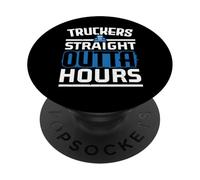 Camion remorque Chauffeur de Camion PopSockets PopGrip Adhésif