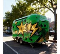 Camion-Restaurant à Vendre, remorque Alimentaire entièrement équipée, Chariot ambulant de Hot-Dogs et de Glaces, remorque de Restauration personnalisée, Usage Commercial