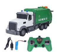 Camion Sanitaire Modèle de Voiture 2.4G, Télécommande RC, Poubelle, Jouet pour Enfants, Vacances, Anniversaire, Surprise