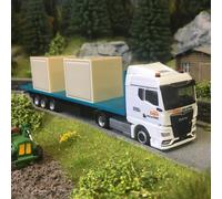 Camion semi-remorque à plateau, MAN TGX GM avec caisse de 3m, Circus Krone - HER