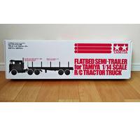 Camion semi-remorque à plateau Tamiya 1/14 Electric Rc Big Truck Series n°06