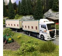 Camion semi-remorque à rideaux coulissants, MAN TGX GM, Circus Krone - HERPA 319