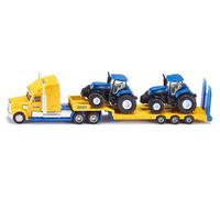 CAMION SIKU 1/87 AVEC TRACTEURS NEW HOLLAND MODÉLISME MODÈLE STATIQUE DIECAST