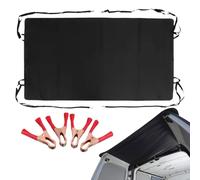 Camion Sunshade - Couvercle de Porte de Grange arrière RV pour l' du véhicule, Protecteur de Pluie extérieure avec parapluies auvent, auvent de Camping-Car pour Le Camping, Les Voyages, la Plage