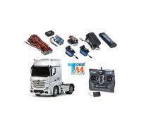 Camion Tamiya Mercedes Actros 1851 Gigaspace 1/14 + Truck-Set Carson