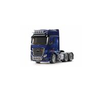 Camion Tamiya Mercedes Actros 3363 6x4 Gigaspace version bleu métal