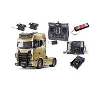 Camion Tamiya Scania 770 S 4X2 1/14 56379 avec lumières et sons (Pack complet)