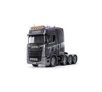 Camion Tamiya Scania 770 S V8 8x4/4 en kit série gris "Gun Métal