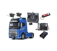 Camion Tamiya Volvo FH16 Globetrotter XL 750 4X2 1/14 56375 avec lumières et sons (Pack complet)
