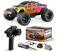 Camion TéLéCommandé 4x4 Brushless 1/16, Vitesse Maximale 80 Km/H, Tout-Terrain, Avec Batterie 3s, éTanche Et Haute Vitesse,IdéAl Pour Les Adultes Et Les Aventures Sur Neige Ou Sable - couleur orange