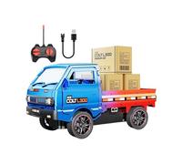 Camion Télécommandé - Commande De Mouvement Électrique, Affichage Lumineux Clignotant, Caractéristiques Sonores Réalistes, Conception De Roue À Forte Adhérence | Pour Les Courses En Plein Air, Les Ses
