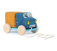 Camion toupie a tirer - Bois et tissu Multicolore G