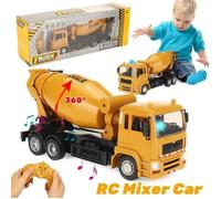 Camion-toupie Télécommandé 360 Rotation 124 avec Lumière et Musique Véhicule de Chantier