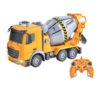 Camion toupie télécommandé Crosslander pro malaxeur de chantier, effets lumineux jaune TU