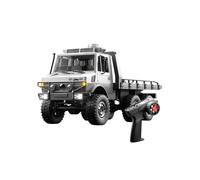 Camion tout-terrain télécommandé 1:18 6WD avec 2 vitesses, argenté | Contrôle entièrement proportionnel, régulateur de conduite 20 A, grande distance au sol, environ 15 km/h