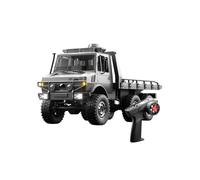 Camion tout-terrain télécommandé 1:18 6WD avec 2 vitesses, gris | Contrôle entièrement proportionnel, régulateur de conduite 20 A, grande distance au sol, environ 15 km/h