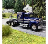 Camion, tracteur Ford CLT 9000, Bleu & Argent - Brekina 85880 - HO 1/87