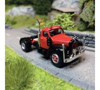 Camion tracteur, MACK B 61 Rouge Noir - BREKINA 85975 - 1/87