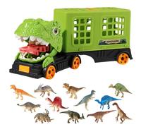 Camion Transporteur de Dinosaures | Figurines Action Dinosaure pour Tout-Petits - Jeux Éducatifs Interactifs pour Pique-nique à la Maison Jeu de Rôle Maternelle Fête Noël Anniversaire,Jouet Preschool