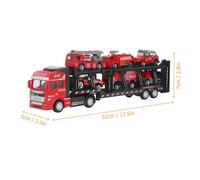 Camion transporteur de voiture - SHIPENOPHY - avec 6 petites voitures - Jouet pour enfant de 3 ans et plus