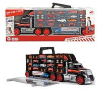 Camion transporteur de voitures - Dickie Toys - Truck Carry Case - 7 véhicules die-cast - 62cm