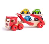 Camion Transporteur De Voitures Rouge TU