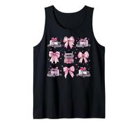 Camionneur Driver Fille Coquette Bow Rose Mom Débardeur