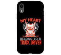 Camionneur, épouse, Chauffeur, Camionneur, Transport de véhicules Coque pour iPhone XR