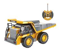 Camions avec télécommande : pelleteuse de jouet avec télécommande, camion à benne basculante avec plate-forme métallique, camion à benne basculante avec batterie rechargeable, camion de transport avec
