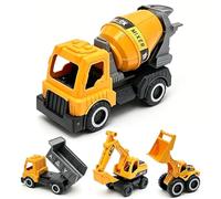 Camions De Chantier avec excavatrice et bulldozer éducatifs