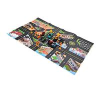 Camions de Construction à Tirer pour Garçons, Ensemble de Jouets à Friction de Haute qualité, Comprend 7 Véhicules et 4 Panneaux Routiers, Parfaits pour la Maison ou Les Voyages (Coffret
