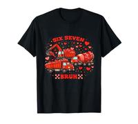 Camions de Construction Mignons 67 cœurs Saint-Valentin Love Bruh T-Shirt