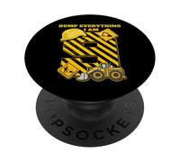 Camions de Construction pour 9e Anniversaire de garçon Constructeur PopSockets PopGrip Adhésif