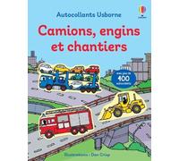 Camions, engins et chantiers – Premiers autocollants – Volume combiné – Dès 3 ans – Usborne